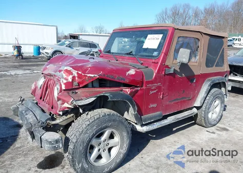 2000 Jeep Wrangler Sport из США, поврежденный, VIN 1J4FA49S2YP764299